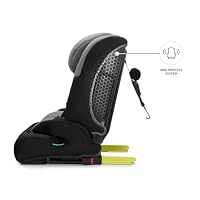 Kinderkraft SAFETY FIX 3 PRO 76-150 cm Kindersitz 9-36 kg, Kinderautositze mit isofix, Einstellung der Kopfstütze und Rückenlehne, extra TOP TETHER, 5 punkt gurte, Grau – Ansicht 6