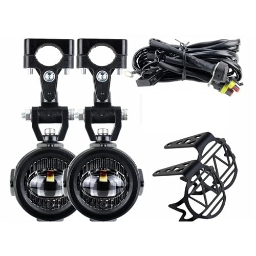 Feux antibrouillard pour moto LED étanches et longue portée