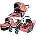 Poussette 3 en 1 Tricycle Baby Walker Poussette haute paysage Poussettes pliantes Trolley bébé Landau pour bébé 0-36 mois