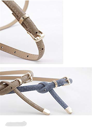 Andongnywell Women's Snakeskin Print PU Leather Waist Belt Pin Buckle Waist band Waist Cinch Waist Strap3