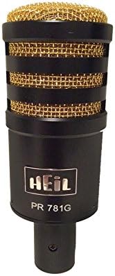 Heil Sound PR-781G Gold ProLine Performance Studio Microphone - Dynamic Desk Microphone for Elite Tranceivers and Podcasting - Original