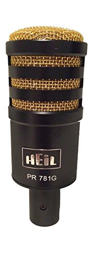 Heil Sound Pr-781G Gold Proline Performance Studio Microphone - Dynamic Desk Microphone For Elite Tranceivers And Podcasting - Original #TOP6