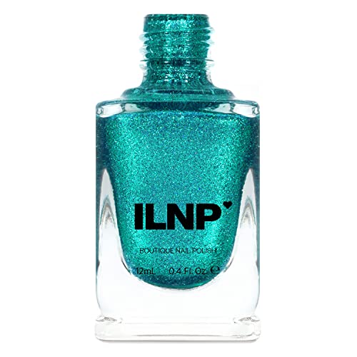 Image of ILNP No Days Off - Stunning Teal Holographic Nail Polish