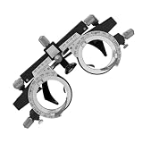 Cadre d'essai de lentilles optiques, cadre d'optométrie réglable, lunettes de Test oculair...