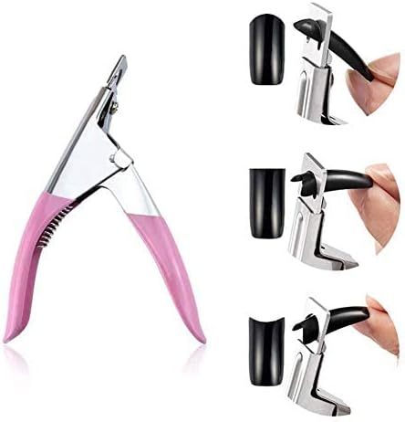 Nail Tip Clipper Edge Cutter Adjustable Stainless Steel False Artificial Acrylic Fake Trimmer Manicure Pedicure Sharp Rustproof Blade Clip Tool For Salon Home Art,Beauty Design DIY