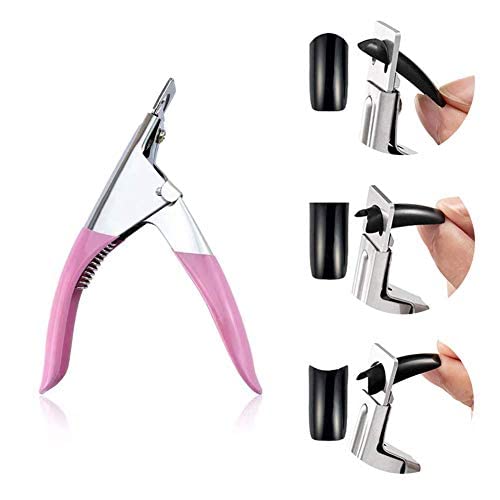 KIRA Nail Tip Clipper Edge Cutter Adjustable Stainless Steel False Artificial Acrylic Fake Trimmer Manicure Pedicure Sharp Rustproof Blade Clip Tool For Salon Home Art,Beauty Design DIY
