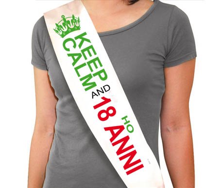 Dream' s Party La Fascia del 70 ENNE - Keep Calm And Ho 70 Anni - Fascia Idea Scherzo Gadget per la Festa di Compleanno del Neo settantenne Dream' s Party La Fascia del 70 ENNE - Keep Calm And Ho 70 Anni - Fascia Idea Scherzo Gadget per la Festa di Compleanno del Neo settantenne