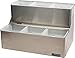 Carlisle FoodService Products B6706INL EZ-Chill Stainless Steel Stepped Center with Individual Notched Lid, 18" Width x 12-5/8" Height x 12" Depth