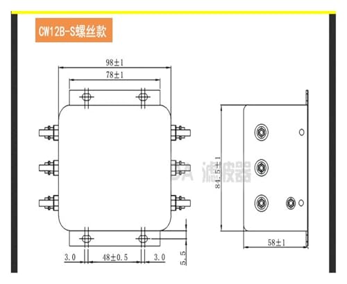 Filtre anti-interférence triphasé AC protégeant vos onduleurs 380V - 2