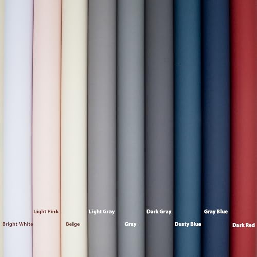 Image of Yancorp Self Adhesive Wallpaper 24 x 120 Inch Matte White Contact Paper Peel and Stick Vinyl Film Countertop Wallpaper Waterproof for Cabinets Drawers Bedroom Kitchen