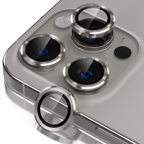Misea Compatible for iPhone 16 Pro/iPhone 16 Pro Max Camera Lens Protector