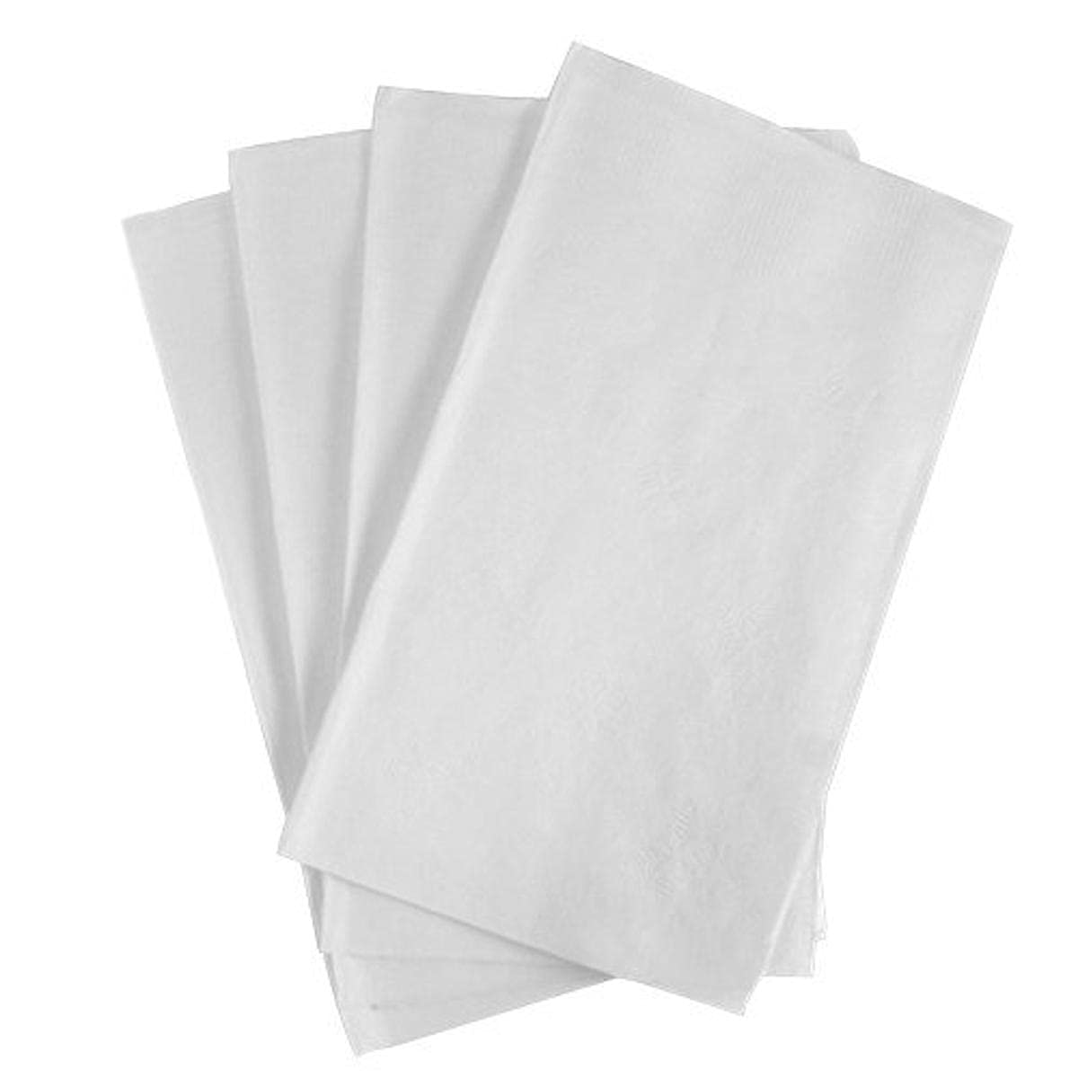 Karat KND15172W 15"x17" 2 Ply Dinner Napkins White (Case of 3000) Health