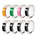 Label KINGDOM Compatible Label Tape Replacement for DYMO Embossing Labels 3/8 Inch Colorful 3D Plastic Emboss Labeling Tape for Organizer Xpress Pro 12965 DYM12966 Office Mate II, 8-Roll
