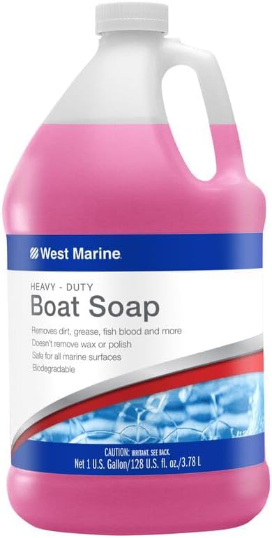 West Marine Boat Soap – Safe & Effective Marine Cleaner for All Surfaces – Removes Scum, Grime & Dirt Without Stripping Wax