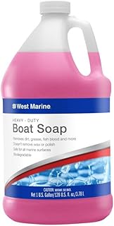 West Marine Boat Soap – Safe & Effective Marine Cleaner for All Surfaces – Removes Scum, Grime & Dirt Without Stripping Wax