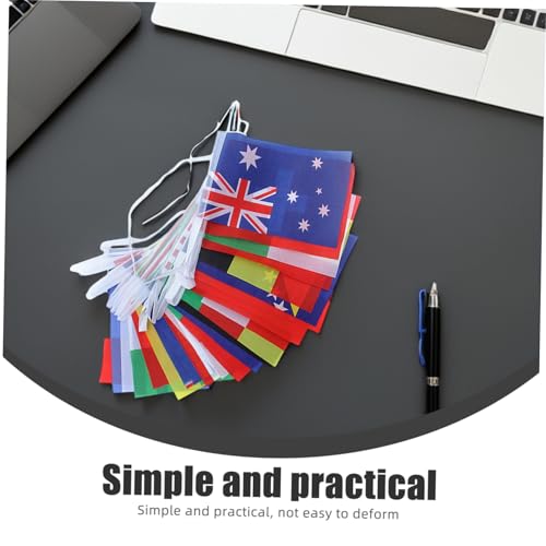 Drapeaux de pays internationaux en polyester résistant pour décoration de bar