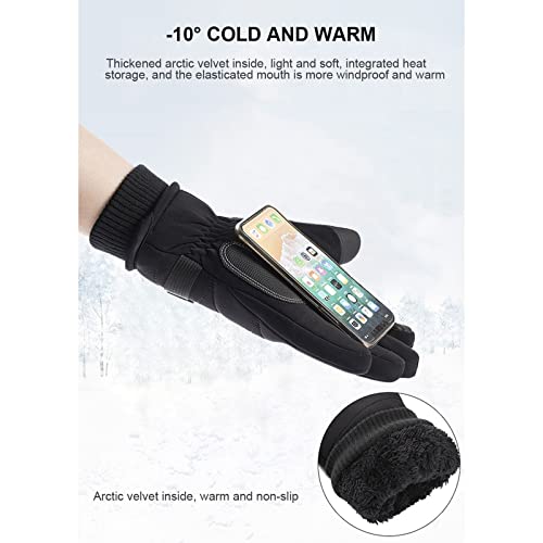 Gants Hiver Chaud Écran Tactile pour Course À Pied et Vélo