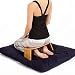 Panca da Meditazione, Sgabello da Meditazione Pieghevole ed ergonomico in bambù, Comodo per inginocchiarsi o sedersi, 20x7,5x7,3 Pollici