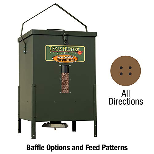 Texas Hunter 100lb. Capacity Hanging Wildlife Feeder - Model HF100W