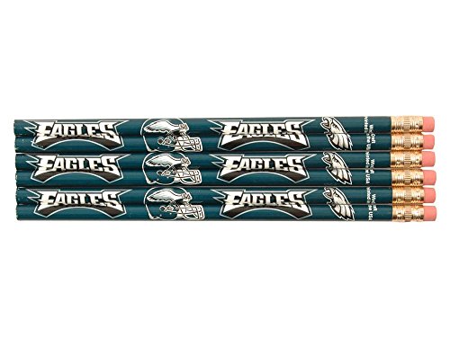 NFL Philadelphia Eagles 15566041 Pencil (6 Pack)