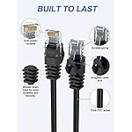 Cat6 Ethernet Cable 1FT 2-Pack, Short Patch Cable 1 Foot Cord (Cat 6 Cable, Internet RJ45 Cable, Network Cable) 10Gbps for Gaming, Patch Panel, Cable Management, Router, Modem - Image 3