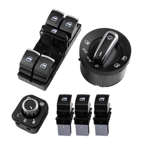 Interrupteurs phares et commande de vitre pour Passat - Finition d'origine et ajustement sur