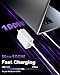 USB C Charger Block 100W, 3-Port GaN Super Fast Charger, Type C Wall Charger Adapter with 6.6ft USB C Charging Cable for MacBook Pro/Air,iPad Pro, i-Phone 16/15Pro, Galaxy S24/S23 and More[2 Pack]