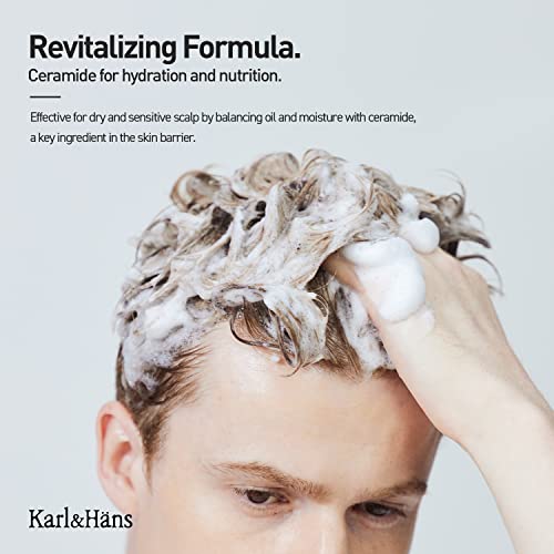 Karl&Hans Botanic Gourmand Coconut Shampoo Organic - Sulfate-Free, Moisturizing, Nourishing Shampoo With Coconut Oil&Natural Flower Extracts For Dry And Damaged Hair And Scalp Repair, 13.2 Fl Oz #TOP2
