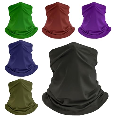 Image of Pack Neck Gaiters Tube UV Face Mask Bandana Balaclava Shiesty Magic Scarf Headwear Headbands Wraps for Women Men