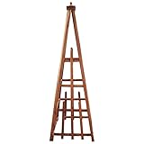 Amish‑Crafted 72" Cedar Pyramid Trellis – Large Red Cedar Garden Obelisk by Prime Retreat, Insect‑Resistant Wooden Support for Climbing Plants, Easy Assembly, Made in USA