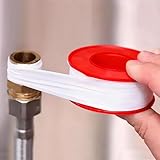 1Pcs 15M 1 Inch Teflon Tape Industrial Thread Seal Tapes Plumbing Waterproof Seal Tape for Plumber, Air Head, Thread Pipe (6×2.4cm)