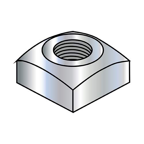 5/8-11 Regular Square Nut Zinc (Pack Qty 200) BC-62NQR by Korpek