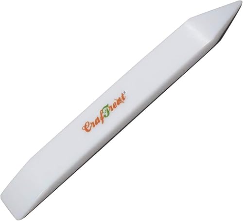 Miniatura 4 de CrafTreat Carpeta de hueso de teflón y herramienta de puntuación - Carpeta de hueso grande - Marcador de papel para manualidades de papel