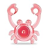 MOXRUQ Bike Tail Light, Cute Crab Bike Taillight for Night Riding, Waterproof Bicycle Warning Tail Light, Night Cycling Gear for Mountain Bikes Road Bikes (Pink)