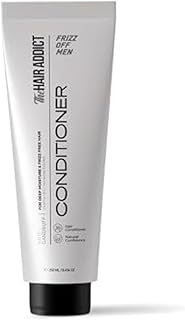 بلسم فريز اوف للرجال من ذا هير اديكت، سعة 250 ملليلتر - بلسم مرطب ومقوي طبيعي مضاد للقشرة| تحكم في التجعد| غني بفيتامين B3 + مستخلص ذيل الحصان + بذور العنب