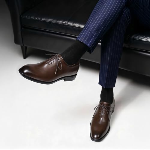 Bruno Marc Chaussures à lacets pour homme, marron foncé, 43.5 EU – vue 2