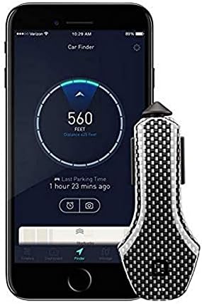 nonda ZUS Connected Car App Suite & Qualcomm Quick Charge 36W Smart Car Charger, Monitor Car Battery, Find Your Car - No OBD Port Required, Best Companion for Navdy, Automatic, Vyncs, Linxup, Carlock