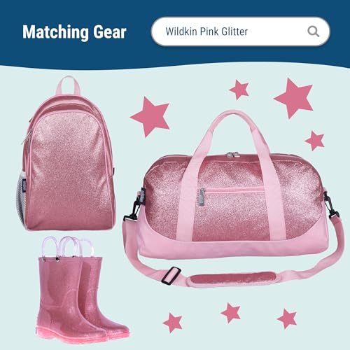 Image of Wildkin 55902 Lunch Bag, One Size, Pink Glitter