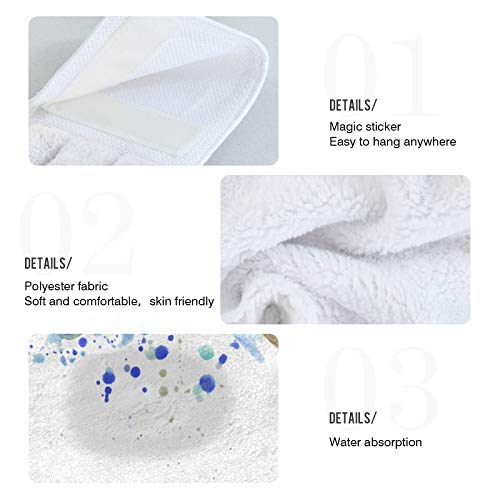 Boccsty Antique Sea Turtle Painting Hanging Kitchen Towels 2 Pieces Ocean Tortoise Dish Towels Hand Towel Tea Bar Towels For Bathroom Home #TOP4