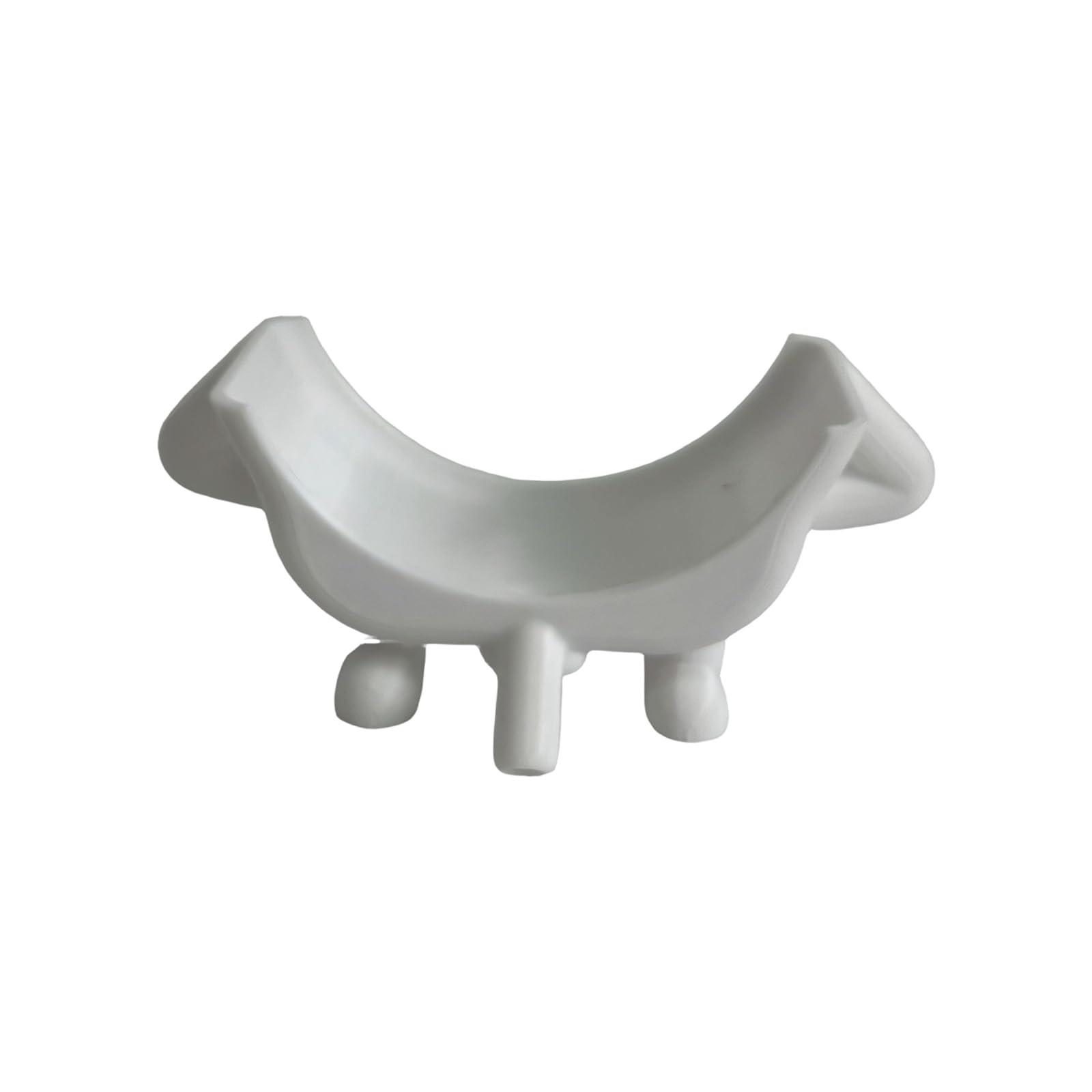 carotoe Practical Elegant Smiling Sponge Soap Holder with Stable Base for Countertop Organization Smiling Sponge Holder Drying Rack with Drain Holes for Kitchen Bathroom