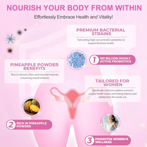 Image of Premium Feminine Balance Gummies,Vital Vaginal Probiotics Source Feminine Gummies,Probiotic Gummies for Prenatal & Postnatal Women - Probiotics for Digestion, pH Balance, Gut Health, Immune Support