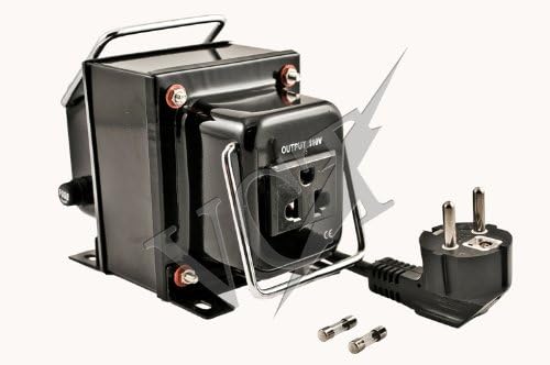 VCT VOD 750 - Heavy Duty 750 Watt Step Down Voltage Transformer for Use in 220V/240V Countries. 220V-110V Continuous Use Transformer CE Certified