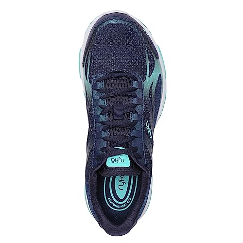 Ryka Women's Devotion Plus 2 Walking Shoe, Navy/Teal, 10 Us #TOP5