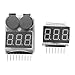 1-8s Lipo Battery Voltage Tester Low Voltage Buzzer Tester for RC Lipo Battery Pack