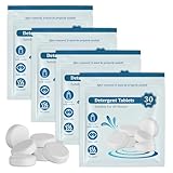 CUXFLS 120Pcs Bottle Washer Tablets Washing Blocks, Milk Stain Remover for Baby Bottles, Compatible with All Brands Baby Bottle Washers, High-Efficiency & Fast-Dissolving