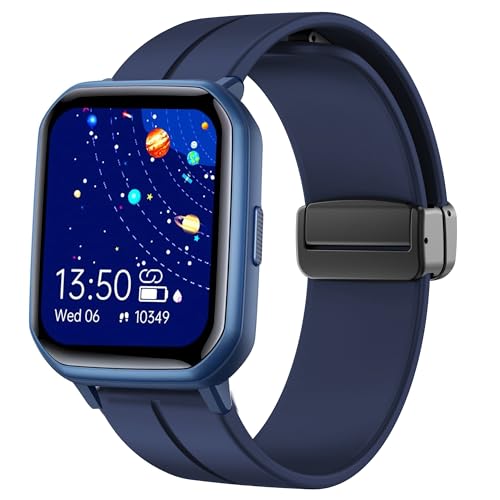 Correa Compatible 16mm para Reloj de Pulsera Azul miniatura 1