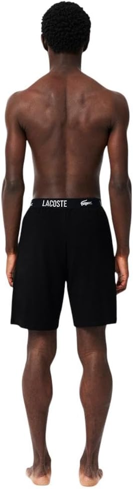 Lacoste Men's Cotton Stretch Lacoste Croc Long Boxer Briefs Pajama Pants
