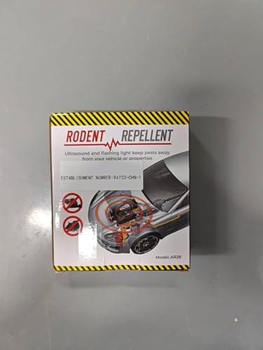 Jahy2Tech DB0206US(AB) 4 Packs Ultrasonic Rat Repellent For Car,Battery Operated Rodent Repellent For Car Engines Mice Repellent For Cars With Strobe Light To Keeping Rodents Out Of Car Truck Rv Warehouse Vehicle Protection thumb #8