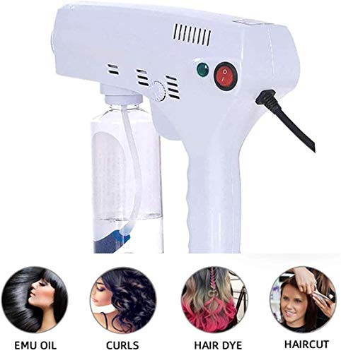 Preisvergleich Produktbild NOSSON Elektrische Spritzpistole, handgehaltene Nano-Spritzpistole 260 ml Flasche mit großer Kapazität für den persönlichen Haushalt im Salon