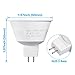TORCHSTAR MR16 LED Bulb Dimmable, Aluminum, 12V 7W, GU5.3 Bi-Pin Base Spotlight, UL Listed, LED MR16 Light Bulbs for Recessed Track Lighting, 5000K Daylight, Pack of 6